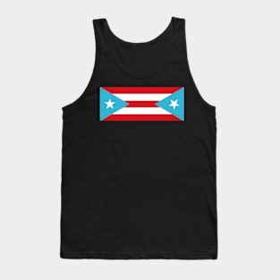 Color Puerto Rican Flag Tank Top